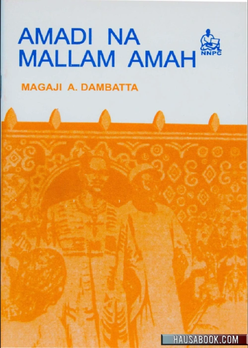Cover of "Amadi na Mallam Amah" Hausa novel by Magaji A. Dambatta.