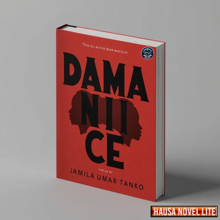Hausa Novels book cover titled "Damanice" by Jamila Umar Tanko, featuring bold black text.