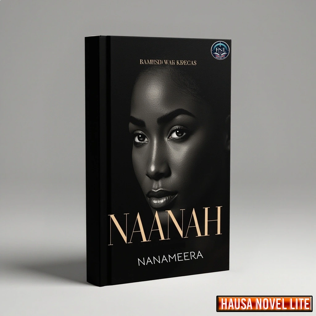 A LT tag: Hausa Novels book cover featuring a woman's face, titled "NAANAH" by NANAMEERA.